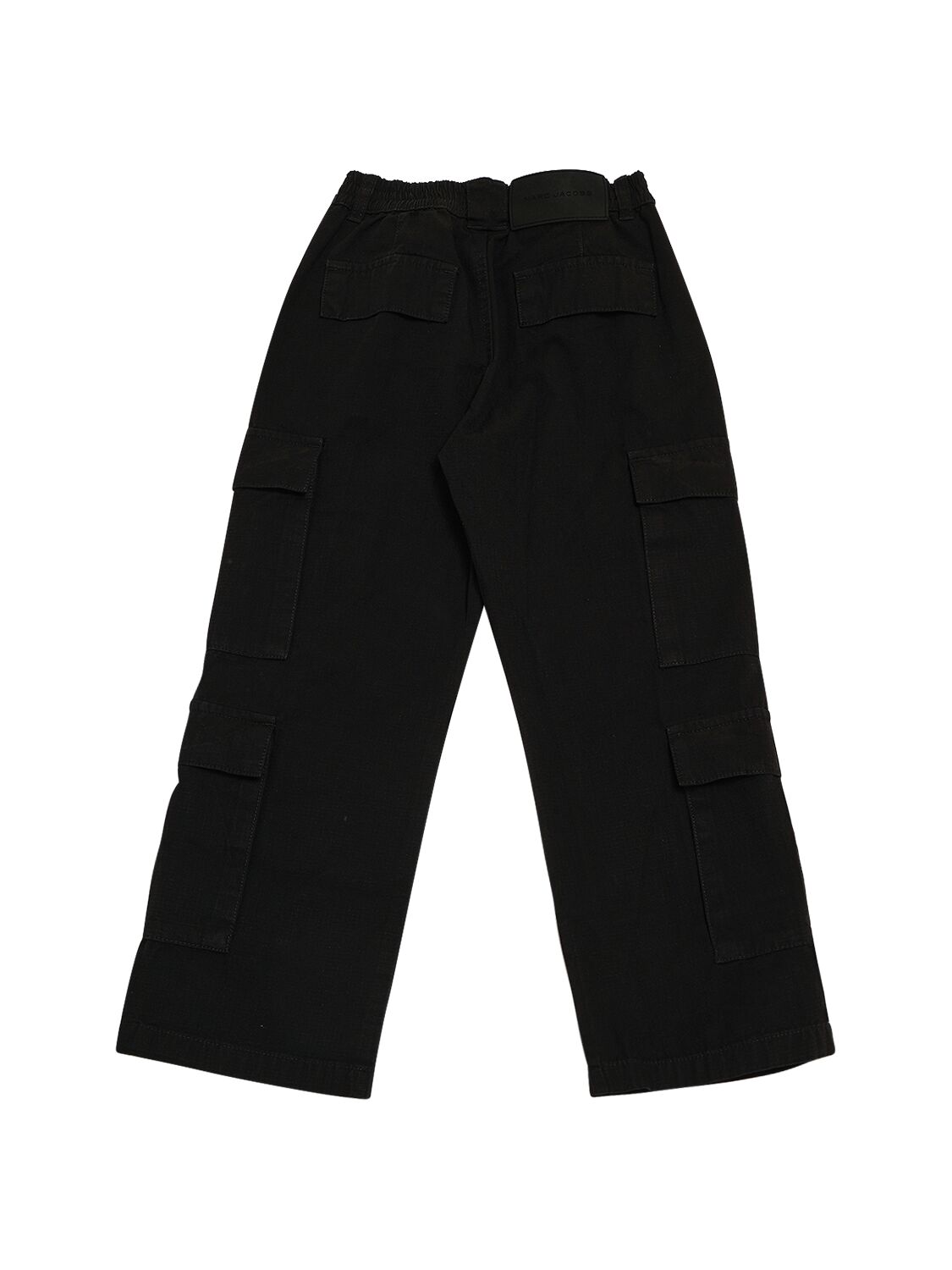 Shop Marc Jacobs Woven Cotton Cargo Pants In Black