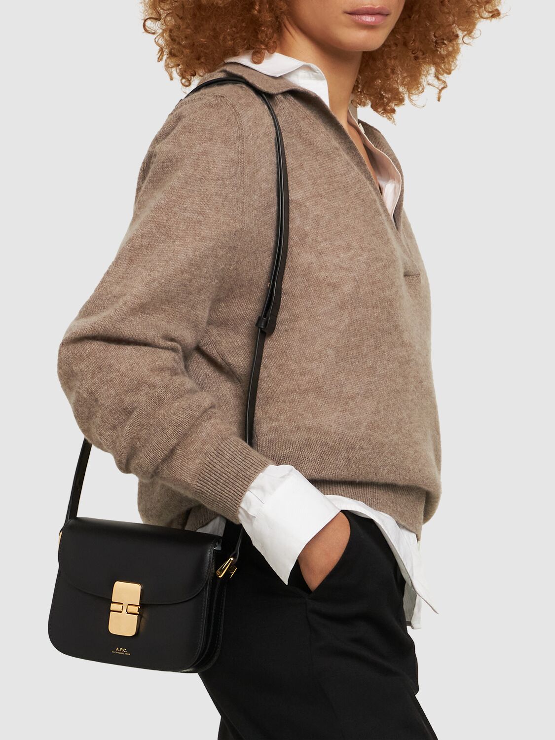 Mini Grace Leather Shoulder Bag