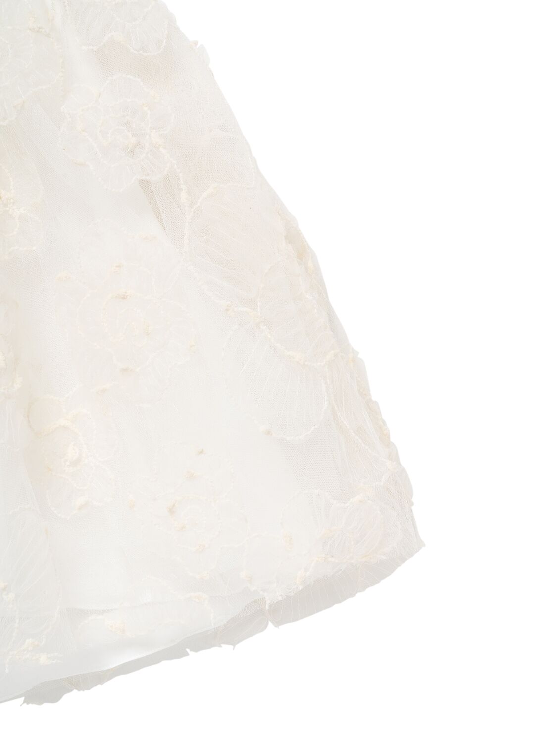 Shop Simonetta Stretch Cotton Satin Dress In Ivory