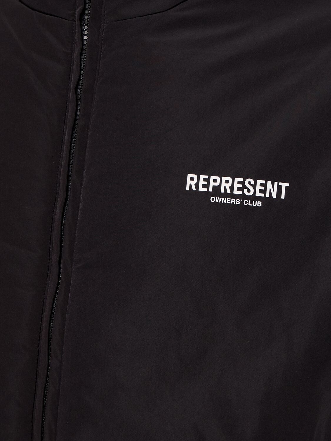 Shop Represent Owners Club Down Jacket In Schwarz