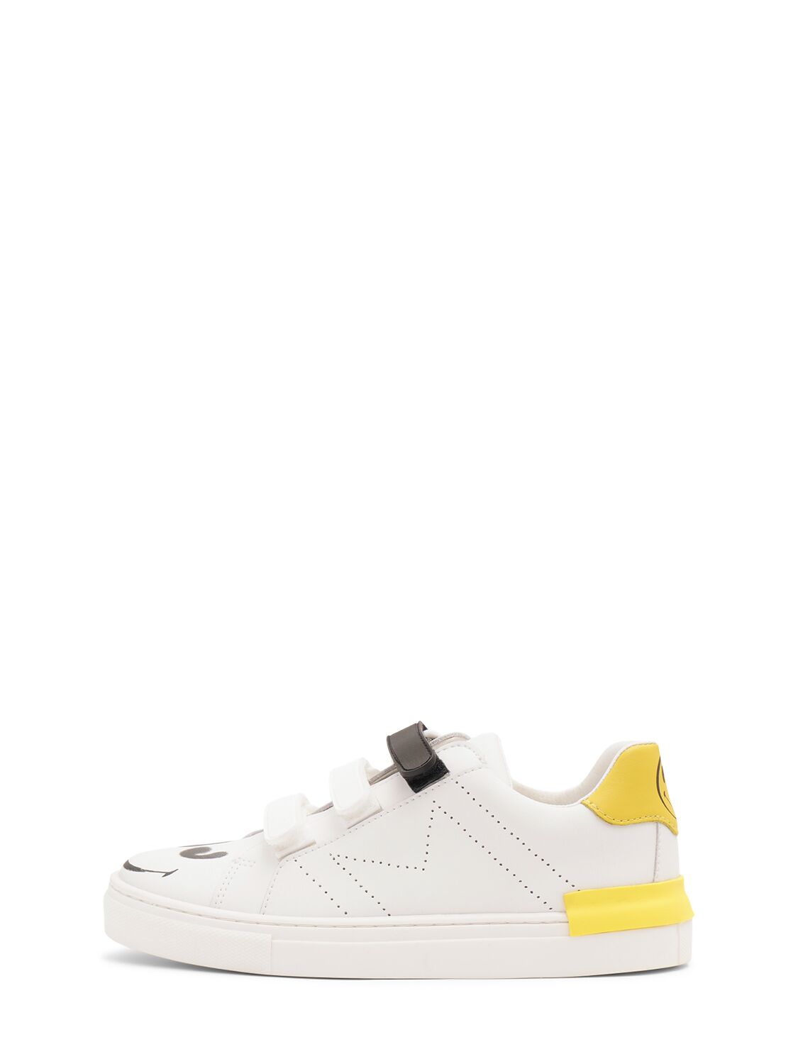 Marc Jacobs Kids' Smileyworld Leather Sneakers In White