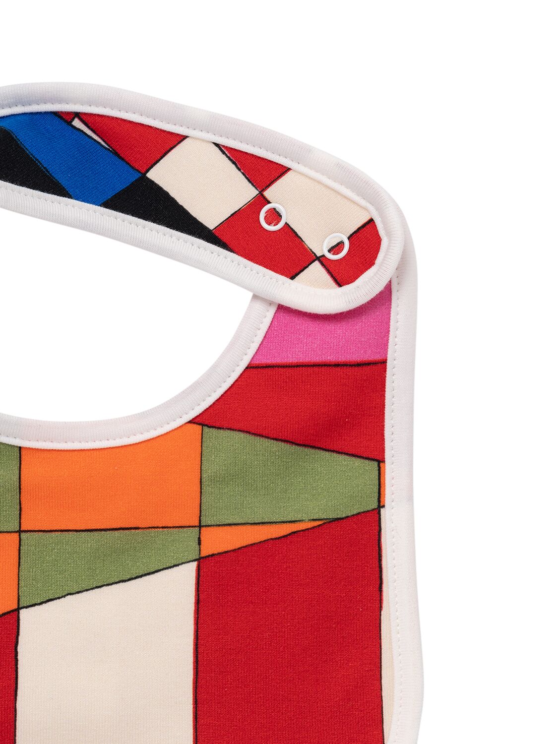 Shop Pucci Printed Cotton Jersey Romper & Bib In Multicolor