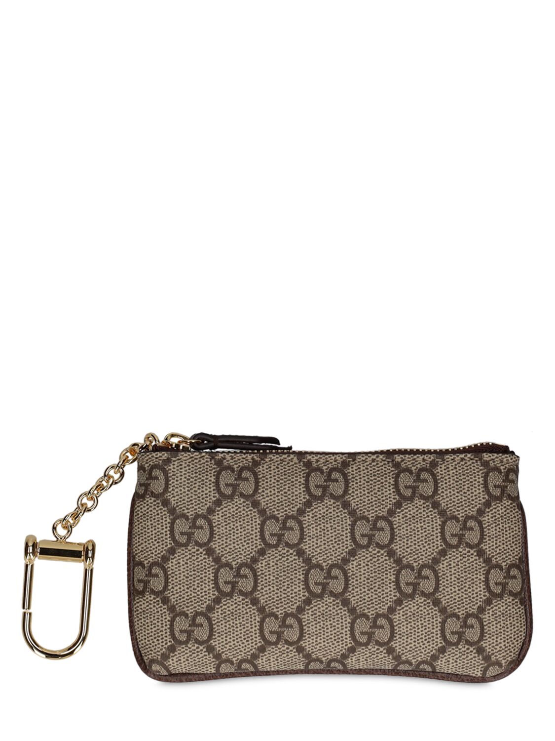 Gucci Ophidia Gg Canvas Key Case In Ebenholz