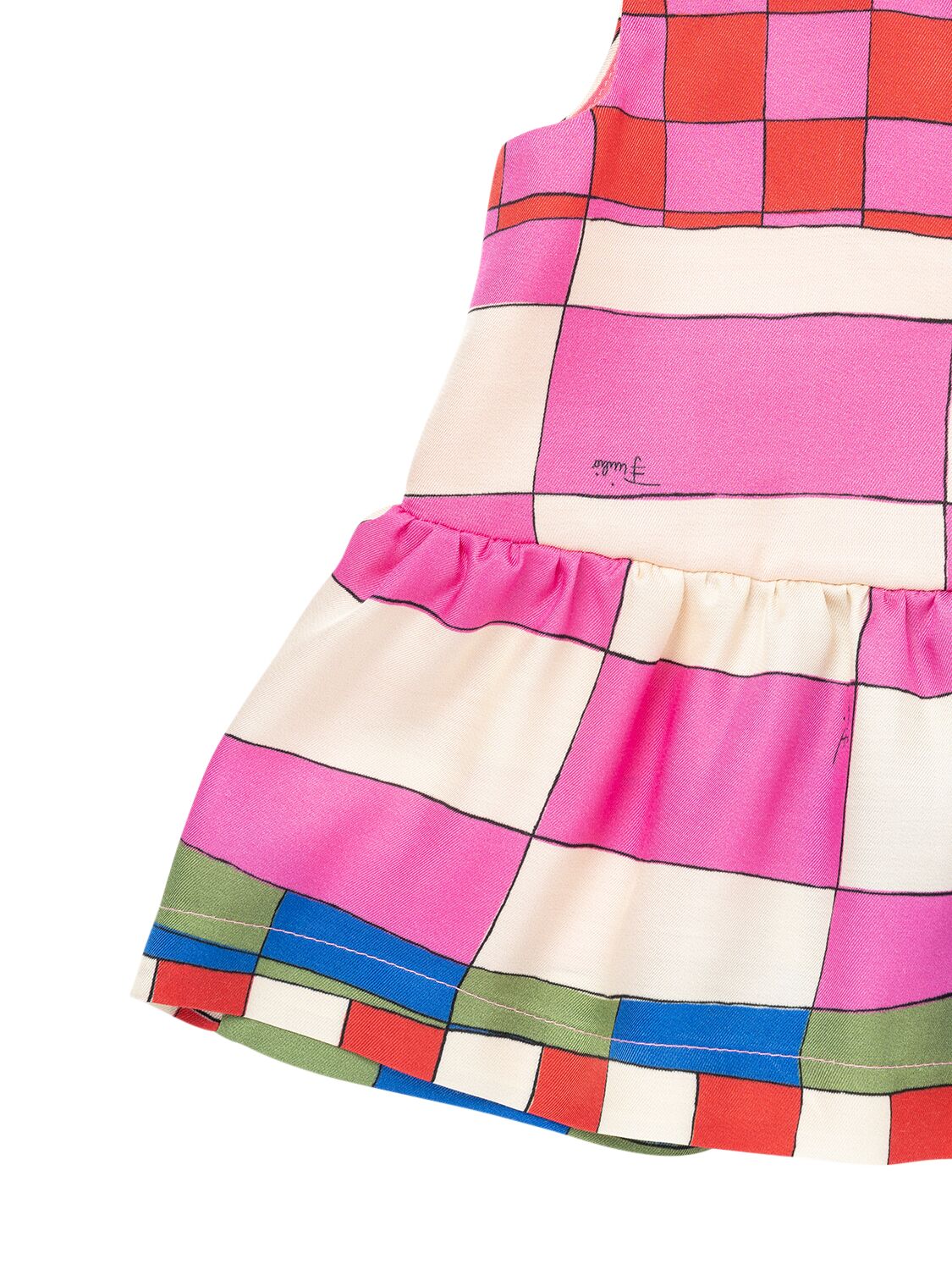 Shop Pucci Matching Printed Dress & Diaper Cover In Multicolor
