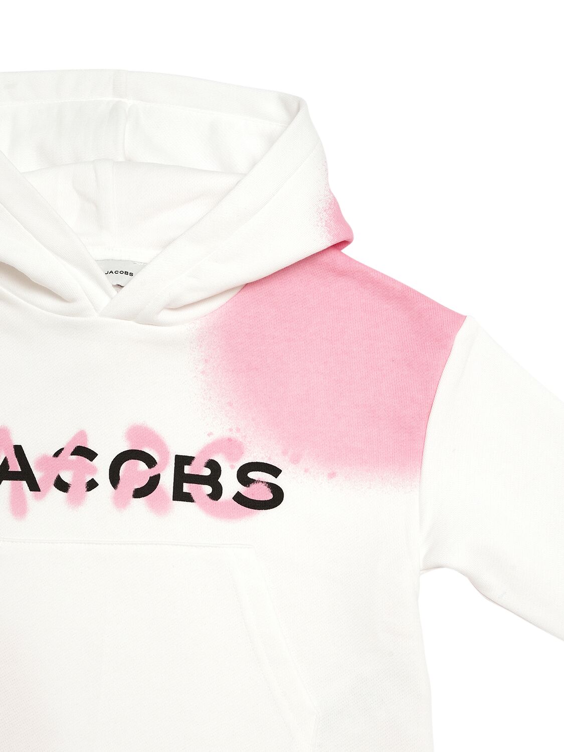 Shop Marc Jacobs Cotton Blend Terry Sweatshirt In White