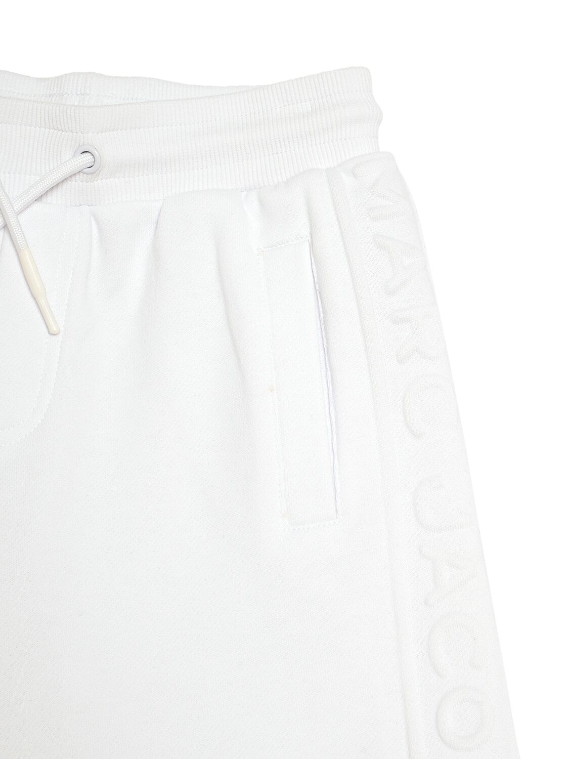 Shop Marc Jacobs Cotton Sweat Shorts In 화이트