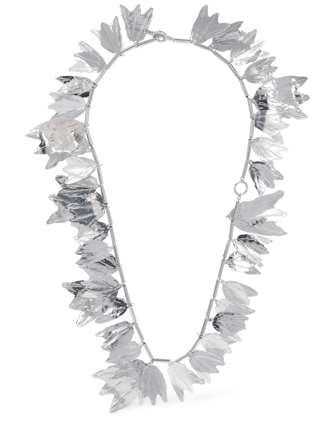 Jil Sander Culture 2 Collar Necklace In Silber