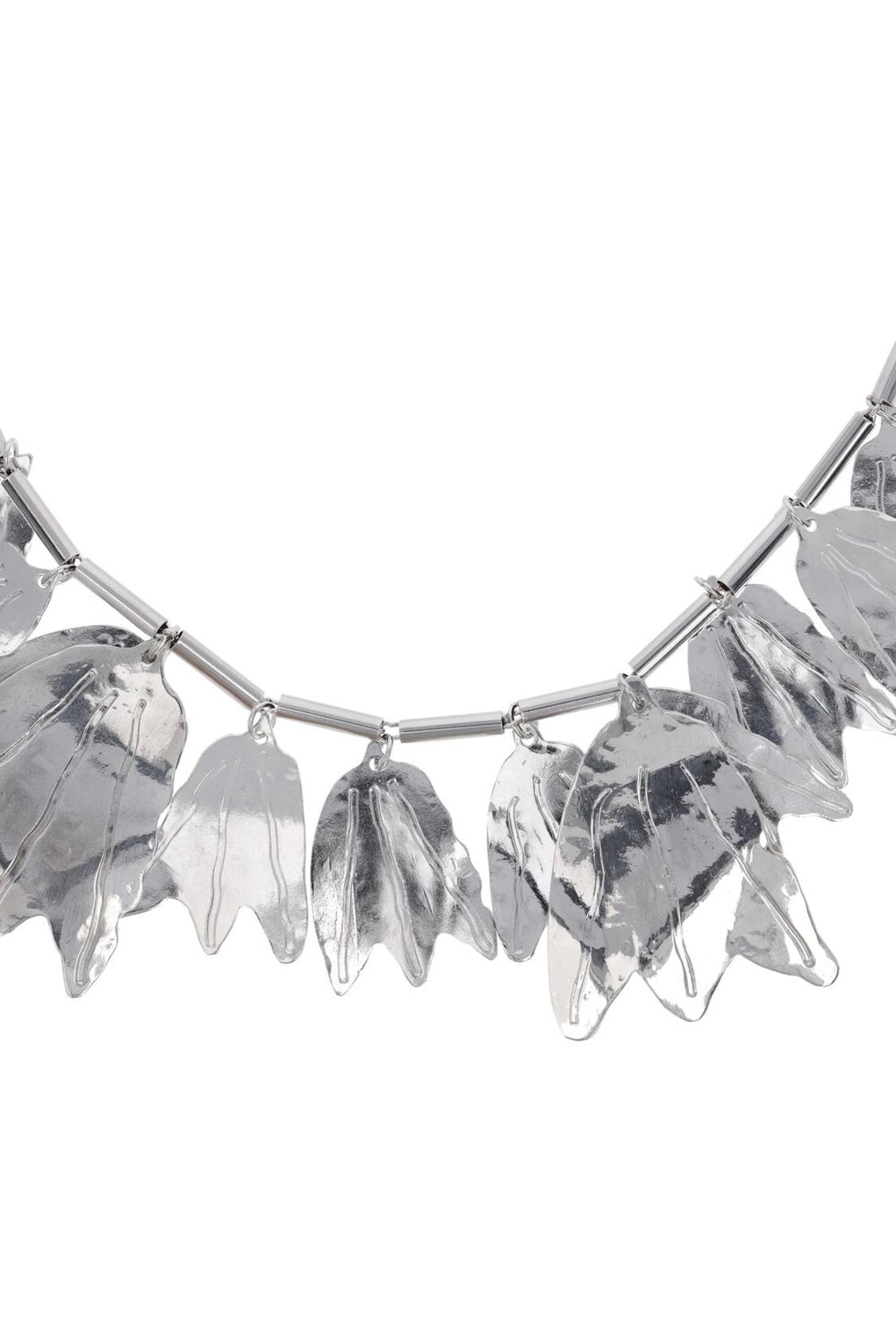 Shop Jil Sander Culture 2 Collar Necklace In Silber