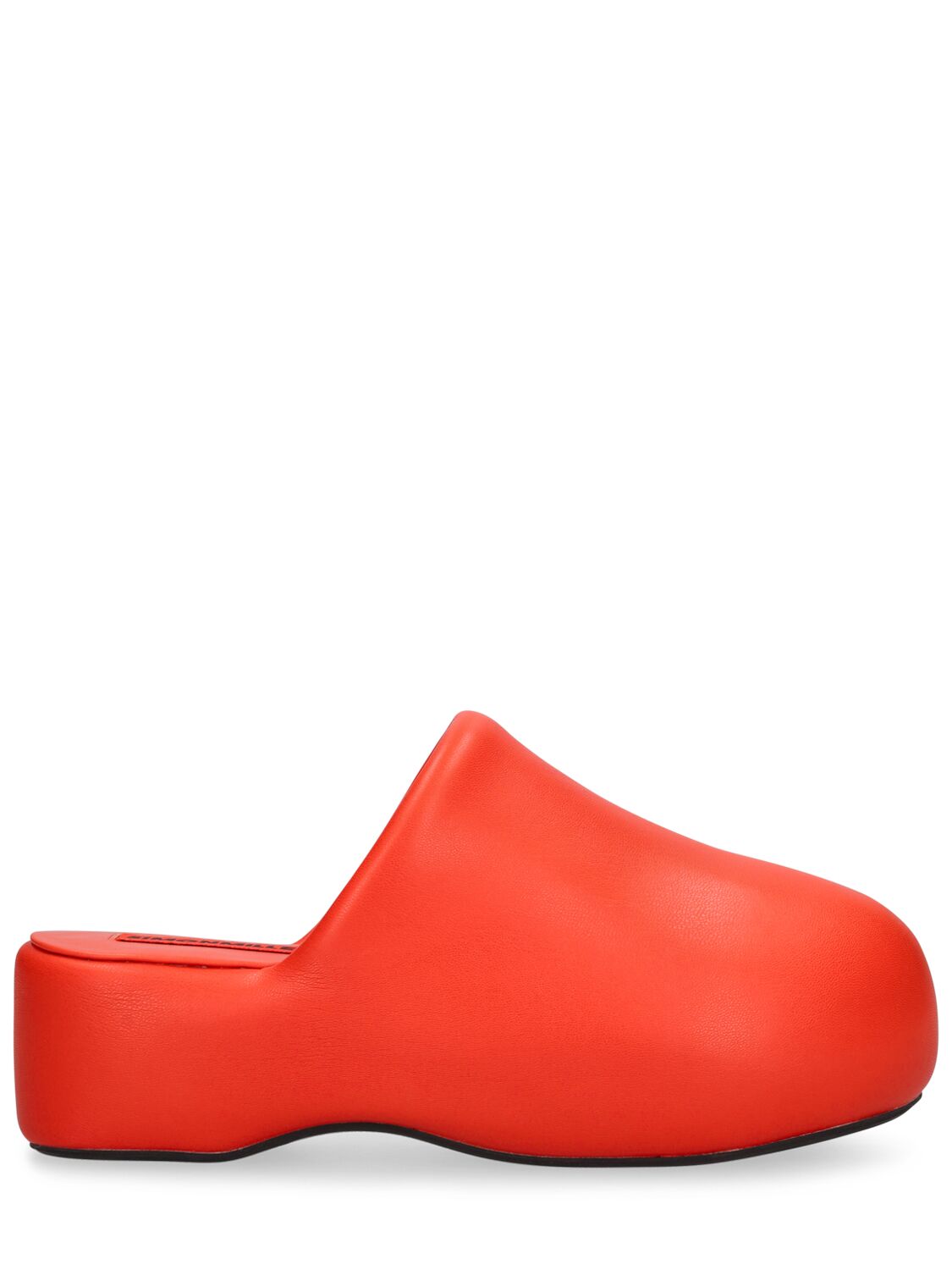 Image of 55mm Bubble Faux Leather Clogs