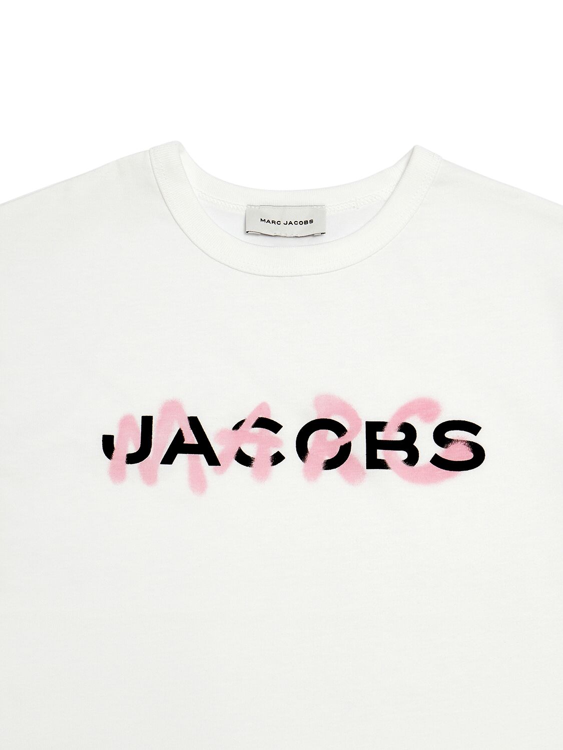 Shop Marc Jacobs Cotton Jersey T-shirt In 화이트