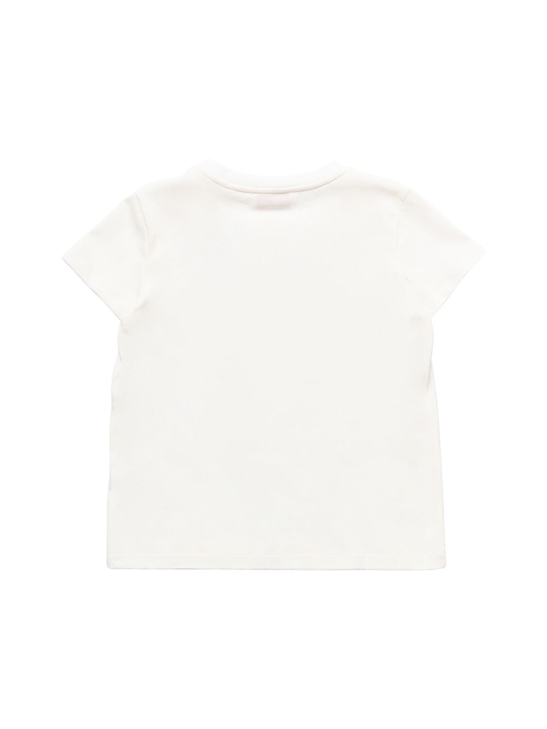 Shop Pucci Printed Cotton Jersey T-shirt In Ivory