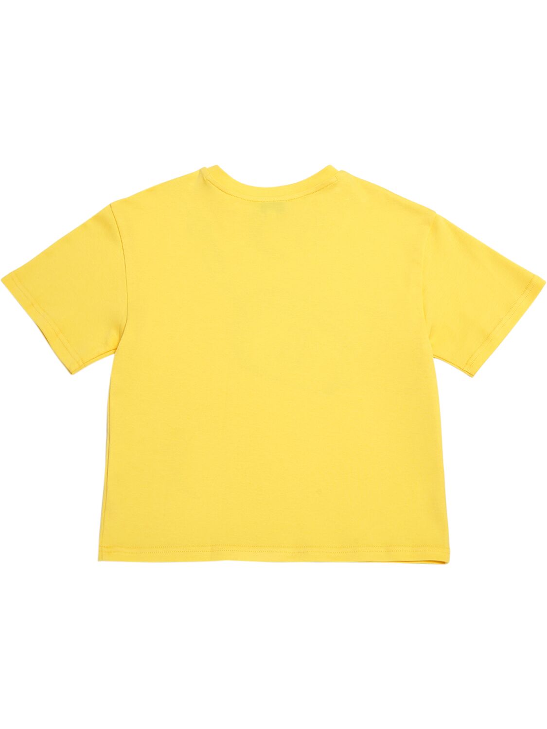 Shop Marc Jacobs Cotton Jersey Interlock T-shirt In Yellow