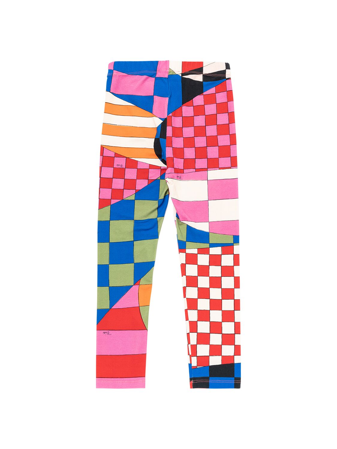 Shop Pucci Printed Cotton Jersey Leggings In Multicolor
