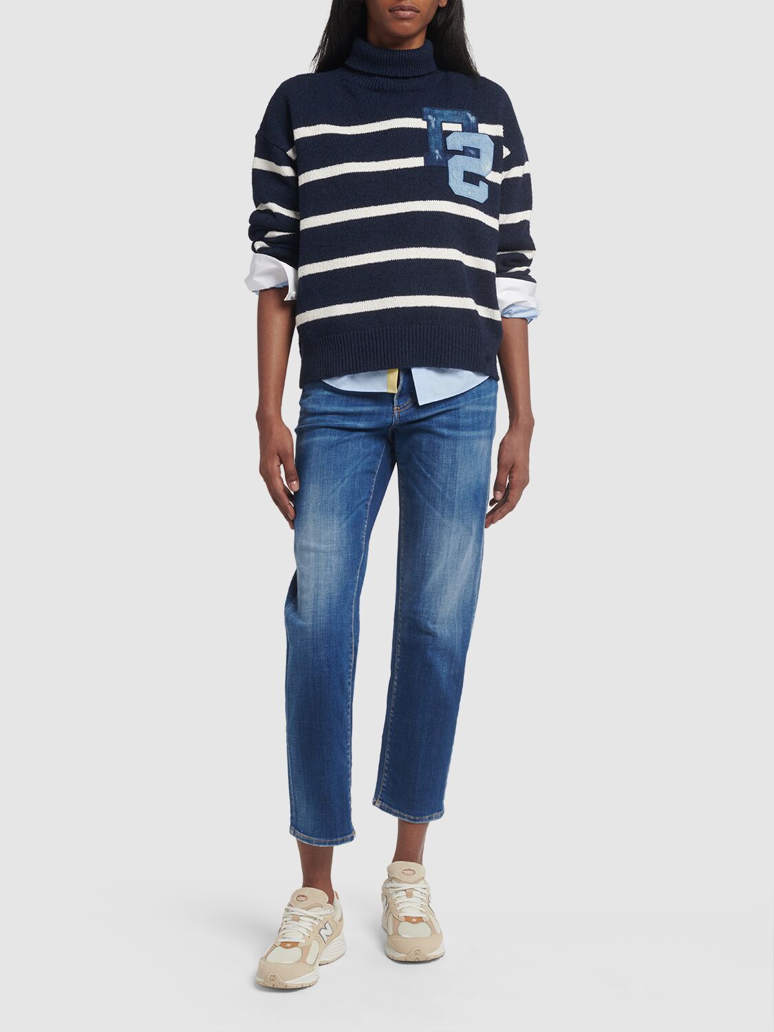 Shop Dsquared2 Icon Cool Girl Midrise Skinny Jeans In Blue