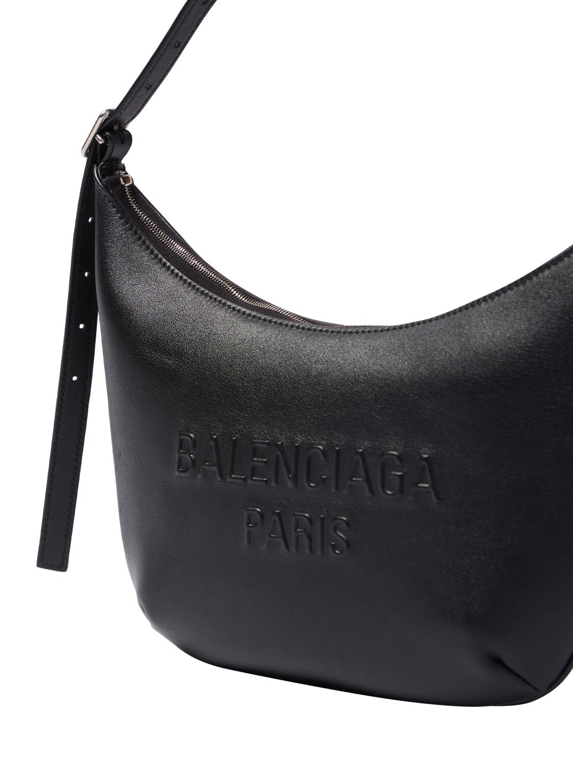 Shop Balenciaga Mini Mary-kate Smooth Leather Sling Bag In Black