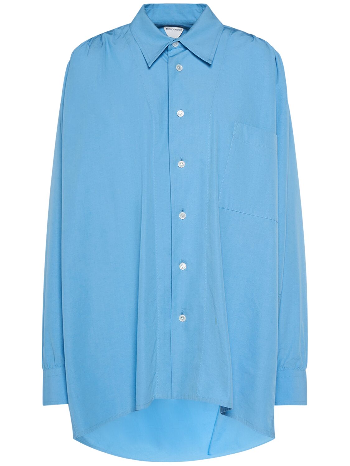 Image of Compact Cotton Blend Shirt
