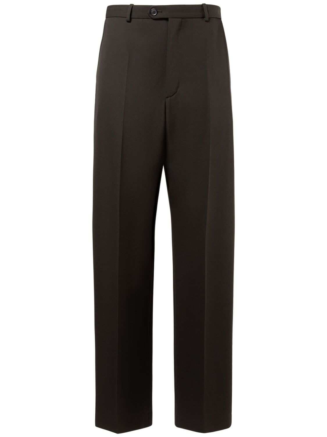 Balenciaga Tailored Wool Baggy Pants In Black