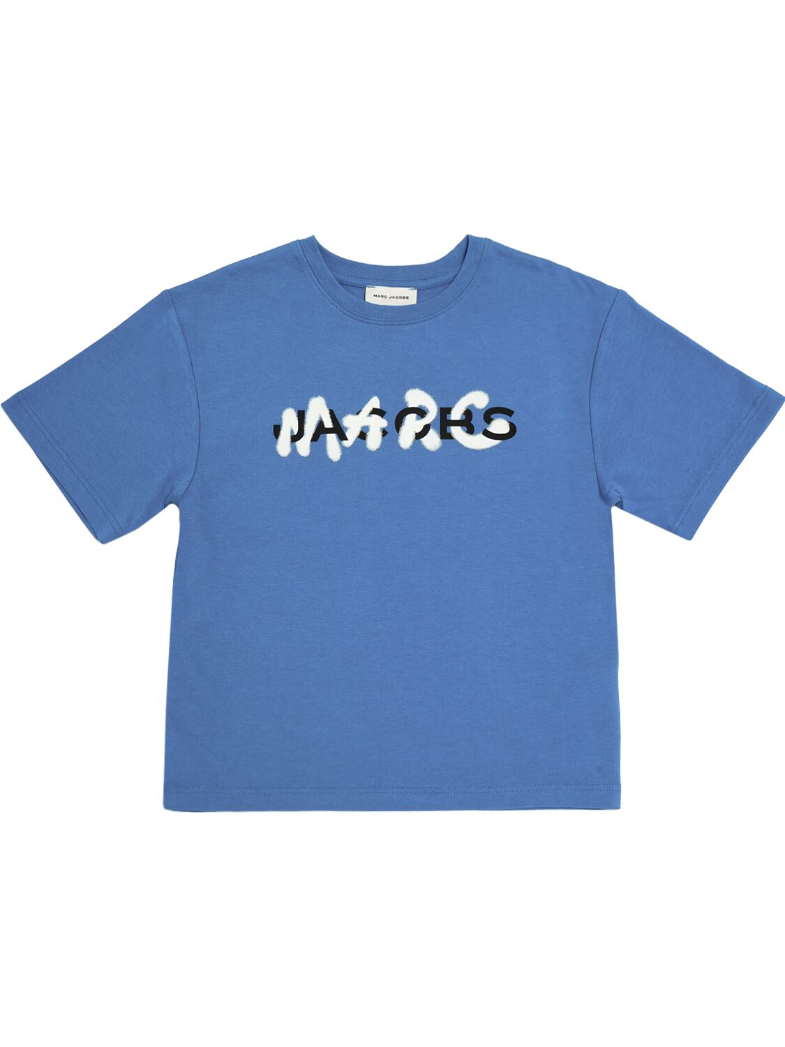 Marc Jacobs Kids' Organic Cotton Jersey T-shirt In 블루