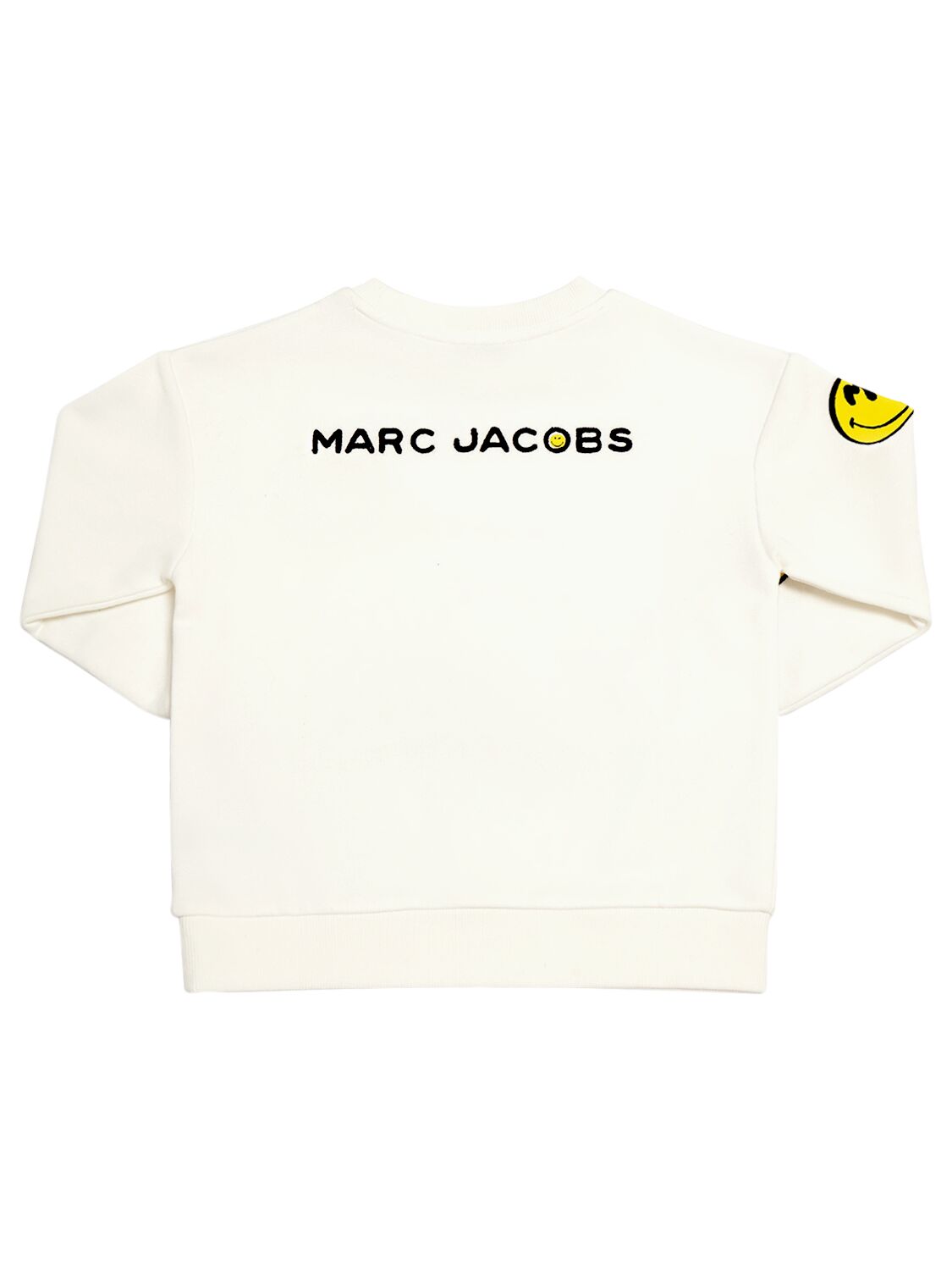 Shop Marc Jacobs Cotton Crewneck Sweatshirt In White