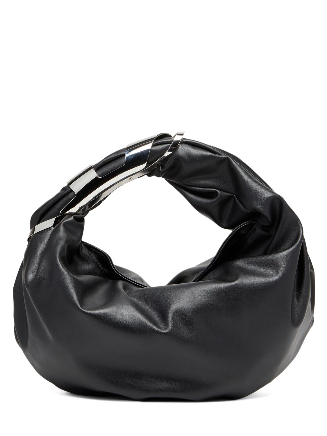Diesel Small Grab-d Hobo Shoulder Bag In Black