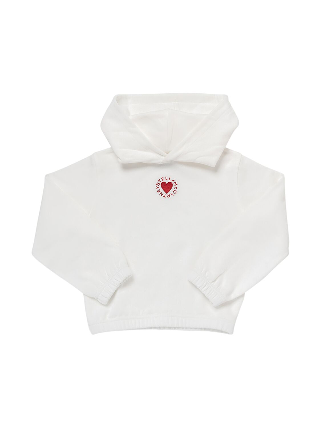 Image of Hooded Cotton Sweatshirt