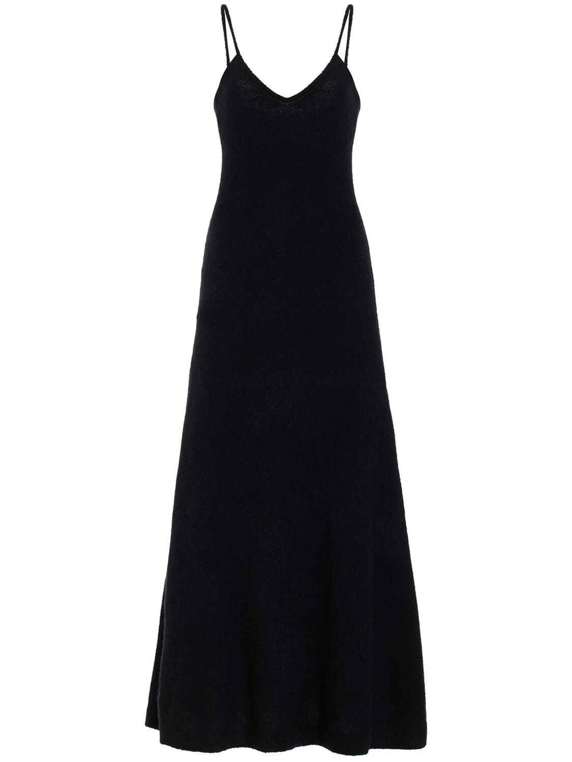 Gabriela Hearst Sinclair Cashmere Bouclé Long Dress In Black