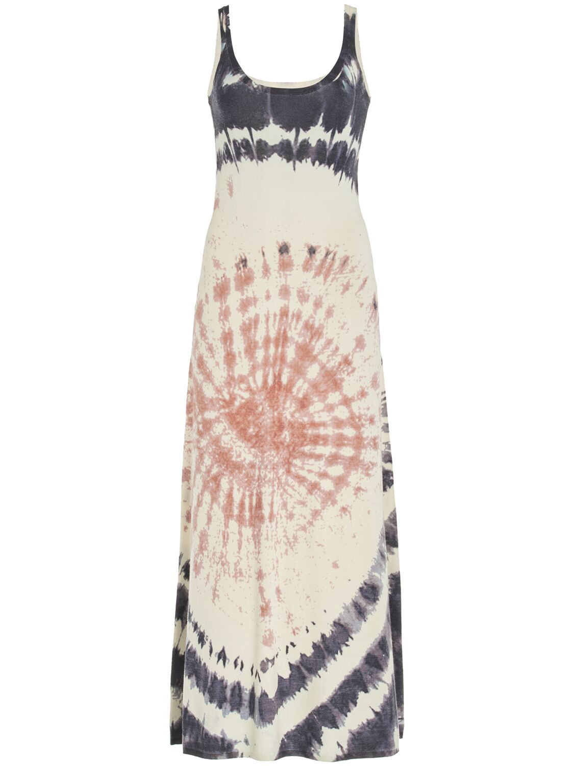 Gabriela Hearst Beca Tie-dye Cashmere Midi Dress In Multicolor