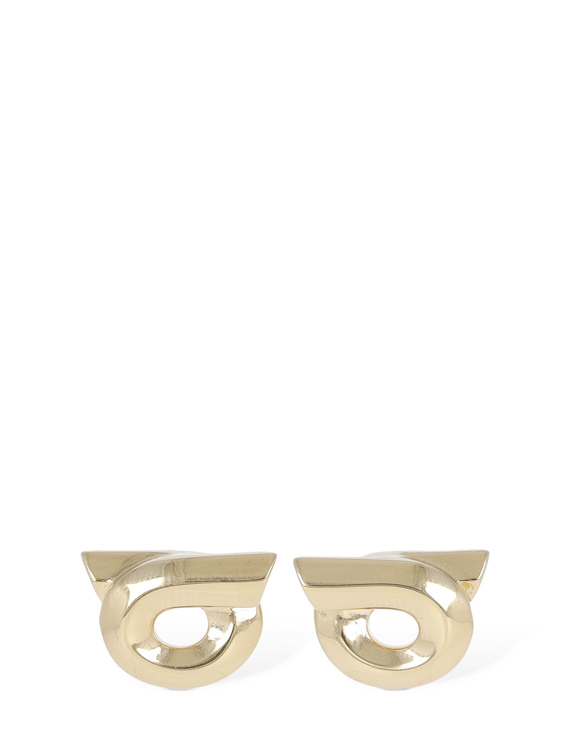 Ferragamo New Gard 18d Stud Earrings In Gold