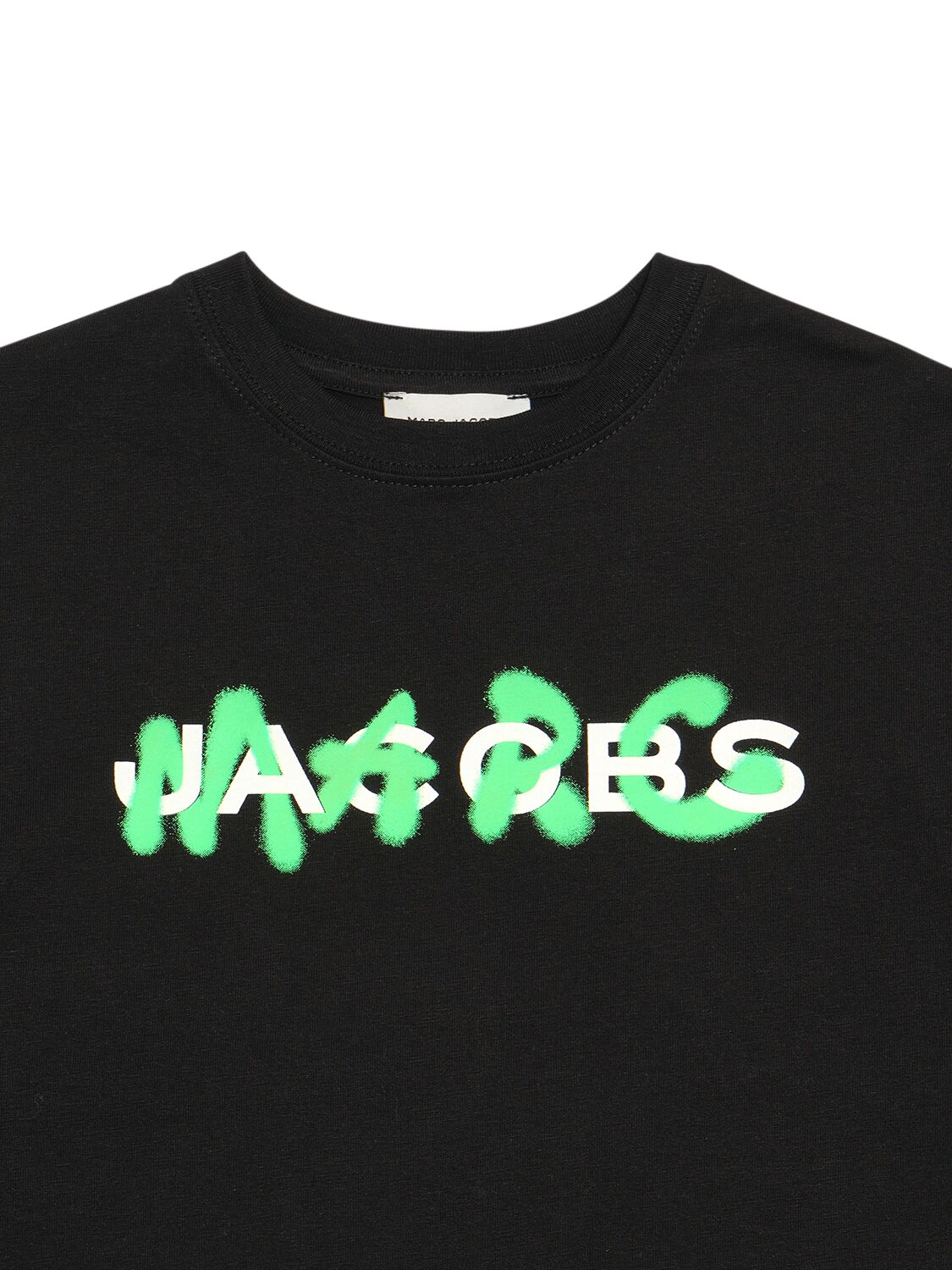 Shop Marc Jacobs Organic Cotton Jersey T-shirt In 블랙