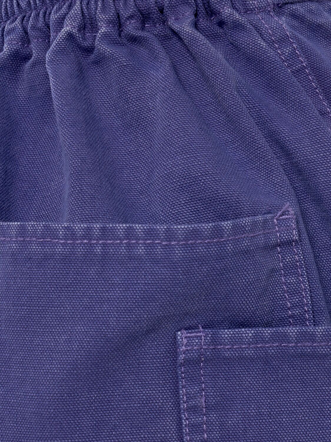 Shop Max Mara Cardiff Cotton Canvas Midi Pencil Skirt In Purple