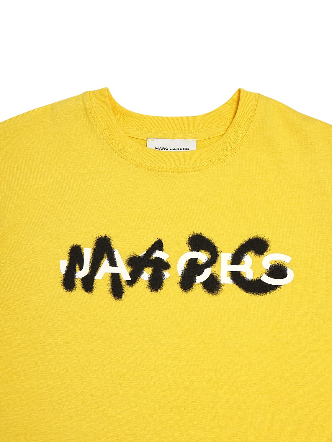 Shop Marc Jacobs Organic Cotton Jersey T-shirt In 옐로우