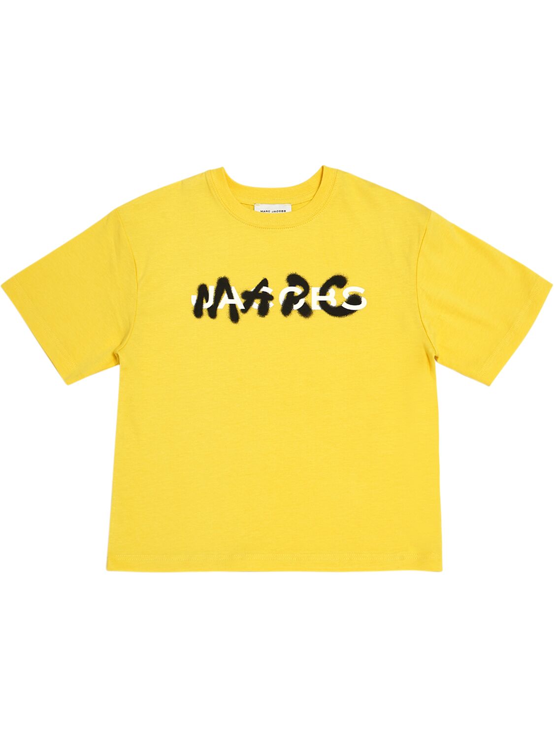 Marc Jacobs Kids' Organic Cotton Jersey T-shirt In 옐로우