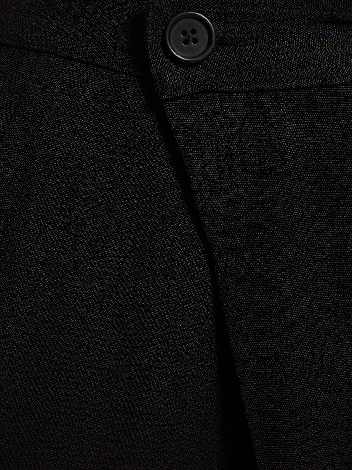 Shop Petar Petrov Silk Blend Mid Rise Wrap Midi Skirt In Black