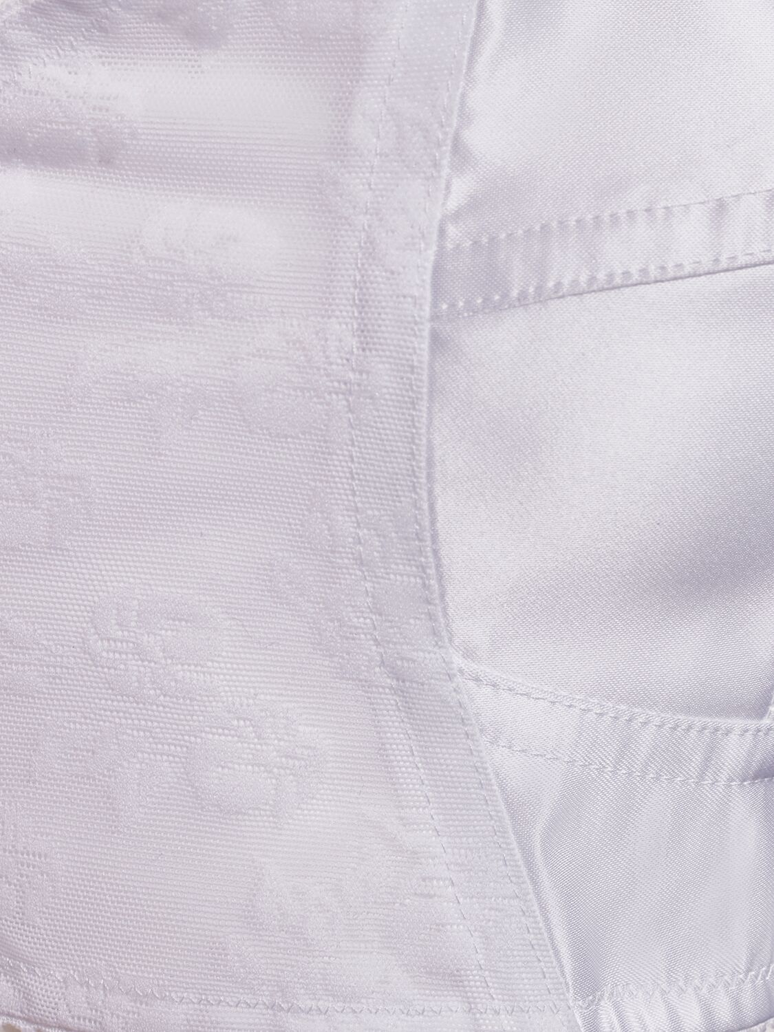 Shop Dolce & Gabbana Satin & Lace Corset Top In White