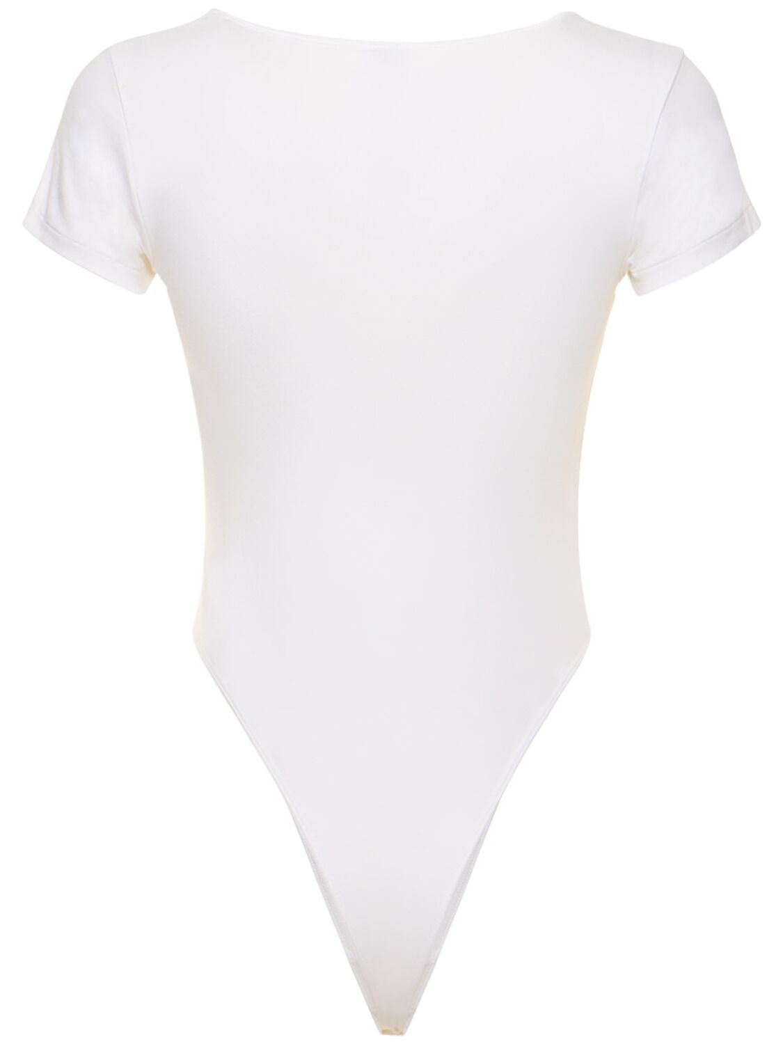 Shop Re/done & Pam Jersey S/s Bodysuit In White