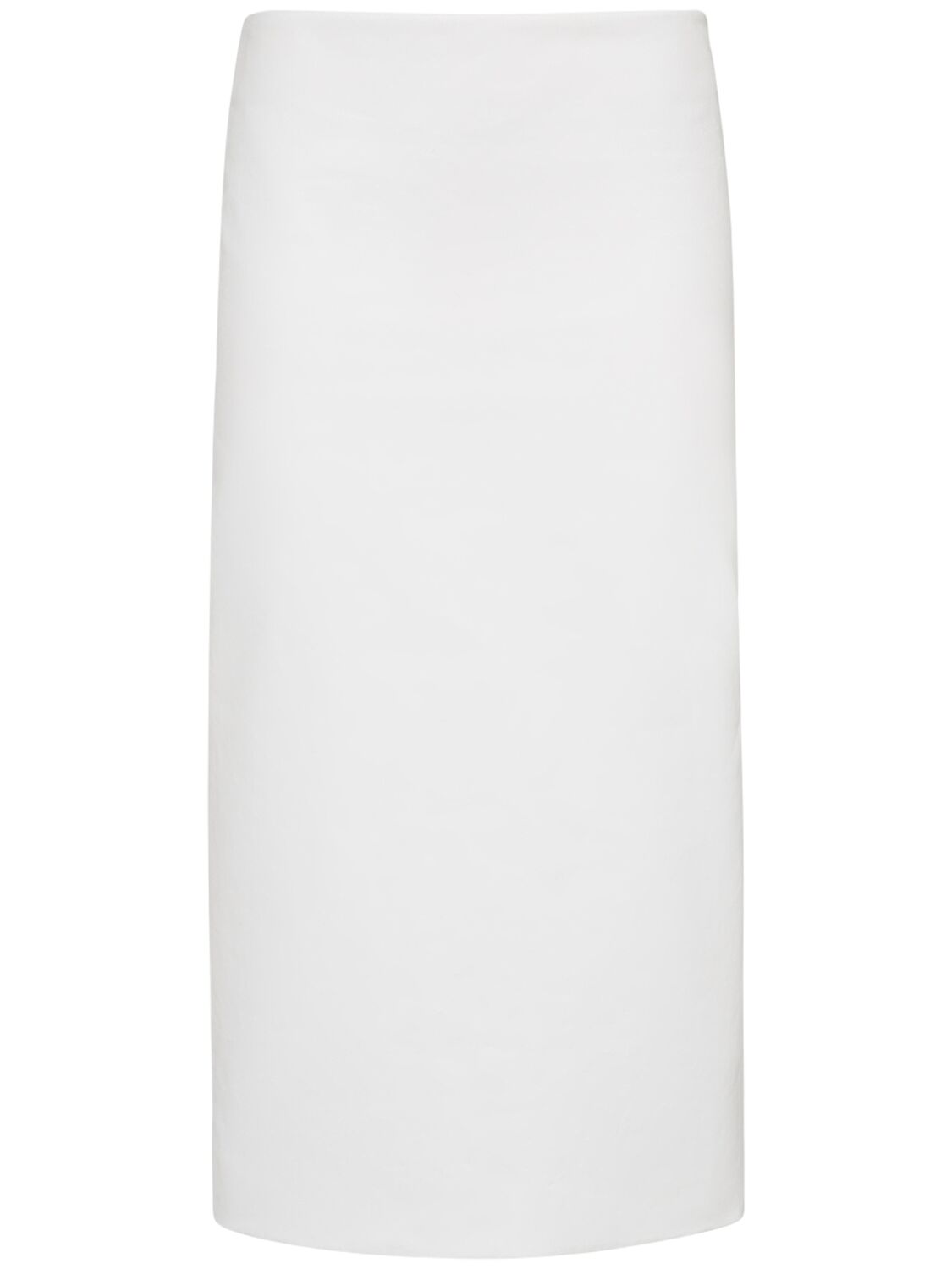 Accordo1234 Washed Cotton Midi Skirt