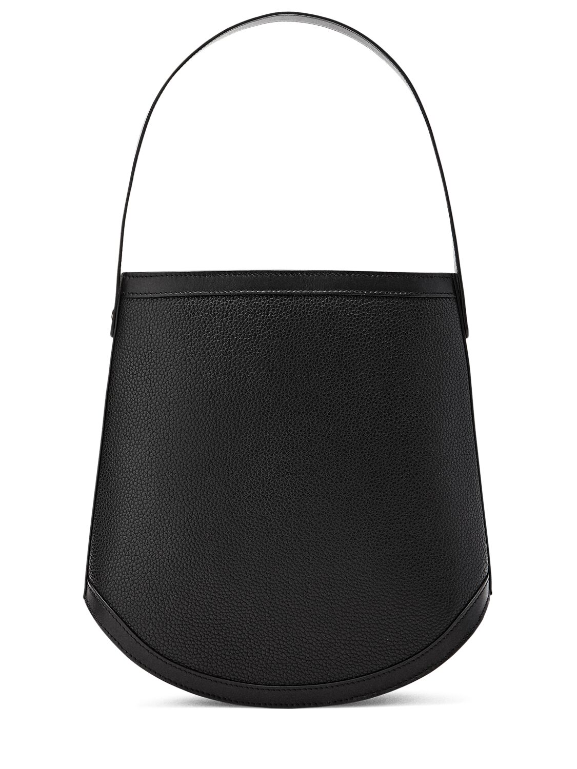Shop Savette The Large Bucket Leather Shoulder Bag In Black