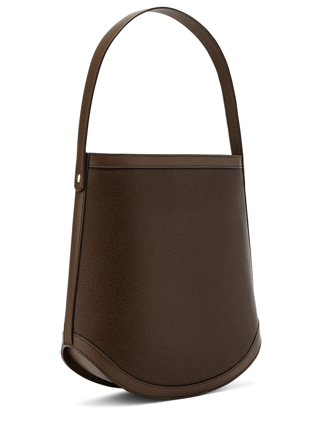 Shop Savette The Large Bucket Leather Shoulder Bag In Mink