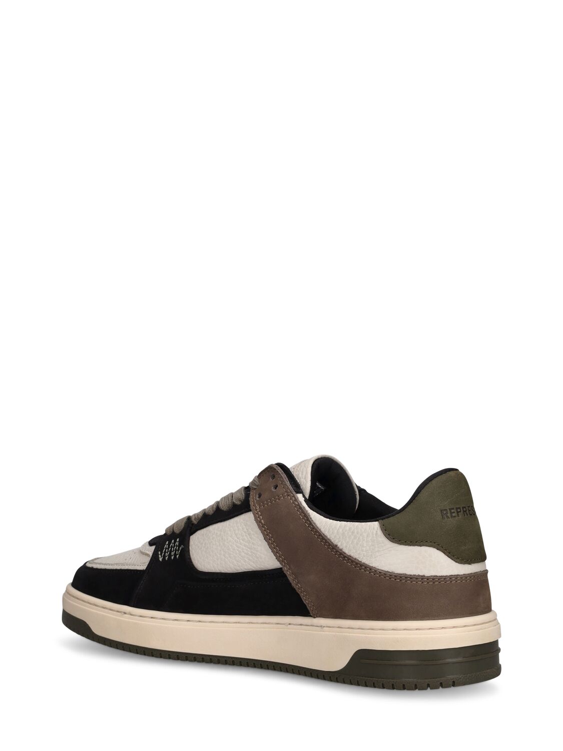 Shop Represent Apex Sneakers In Schwarz,khaki