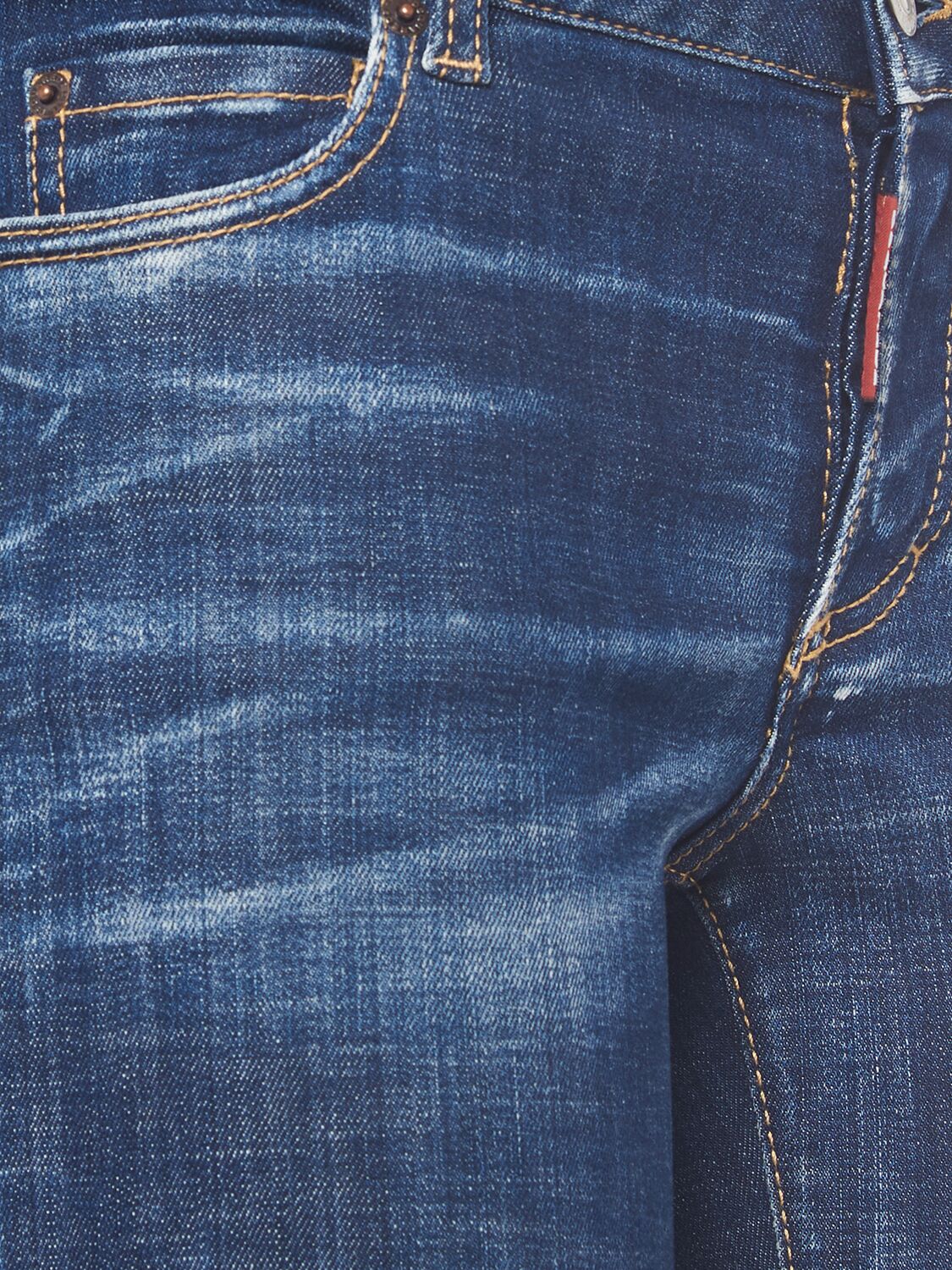 Shop Dsquared2 Jennifer Low Rise Denim Skinny Jeans In Blue
