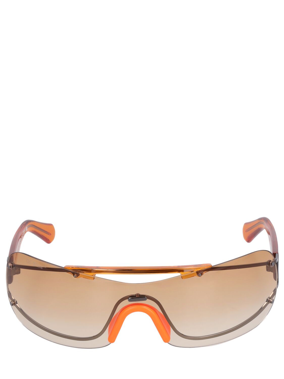 Off-white Big Wharf Acetate Sunglasses In Orange