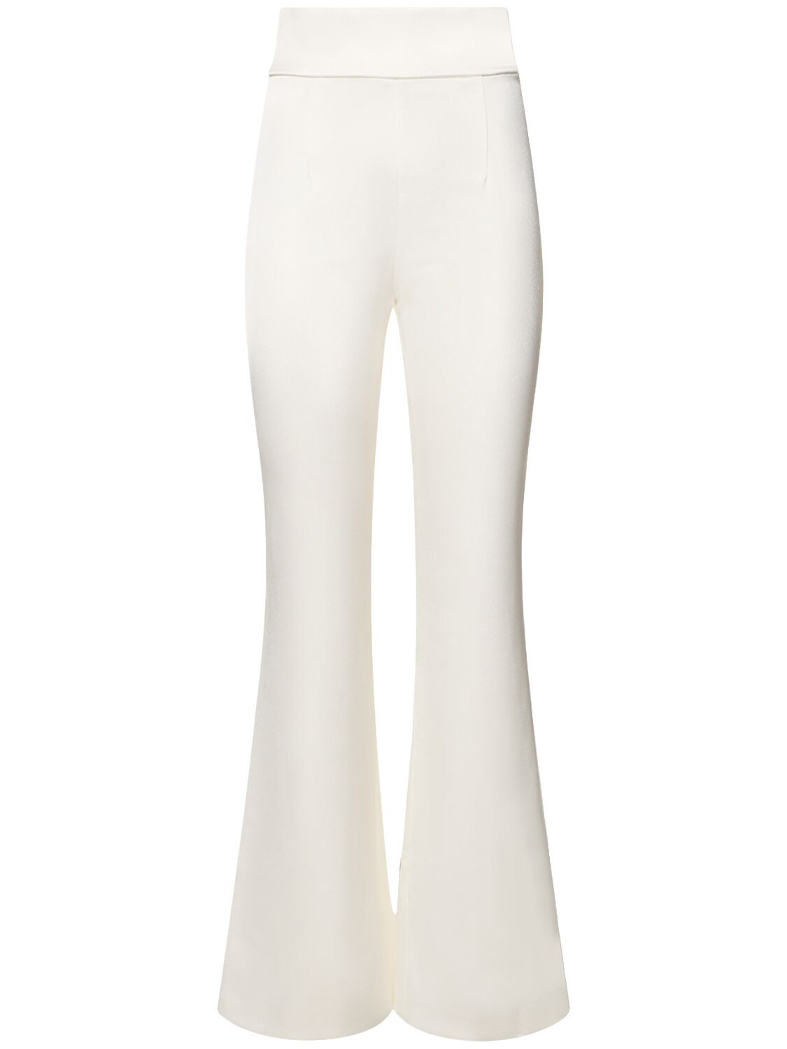 Image of Satin Sculpted Straight Leg Pants