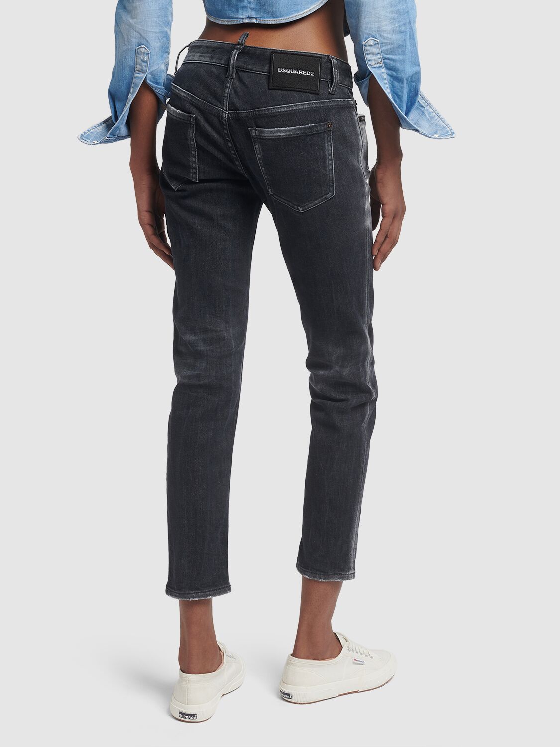 Jennifer Low-rise Denim Skinny Jeans