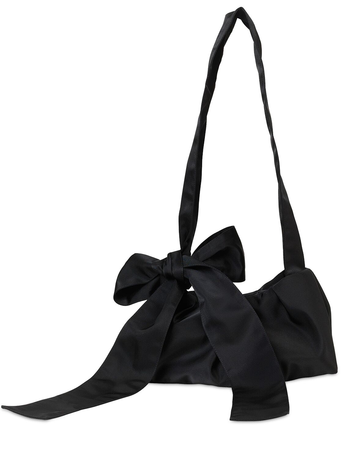 Shop Cecilie Bahnsen Vesna Nylon Top Handle Bag In Black