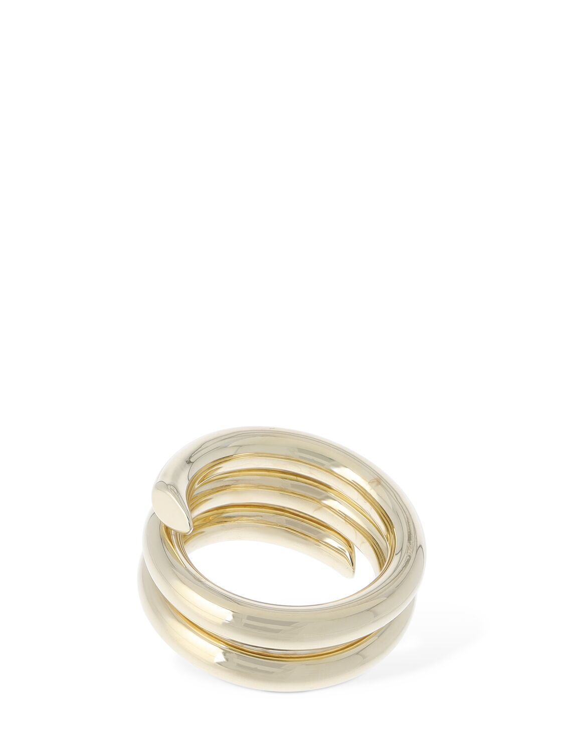 Shop Jennifer Fisher The Lilly Coil Ring In Gold