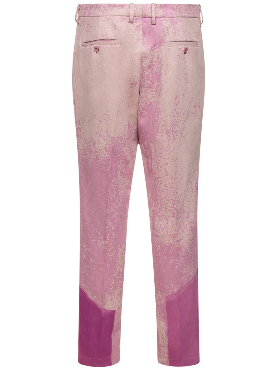 Shop Kidsuper Portrait Pants In Pink,purple