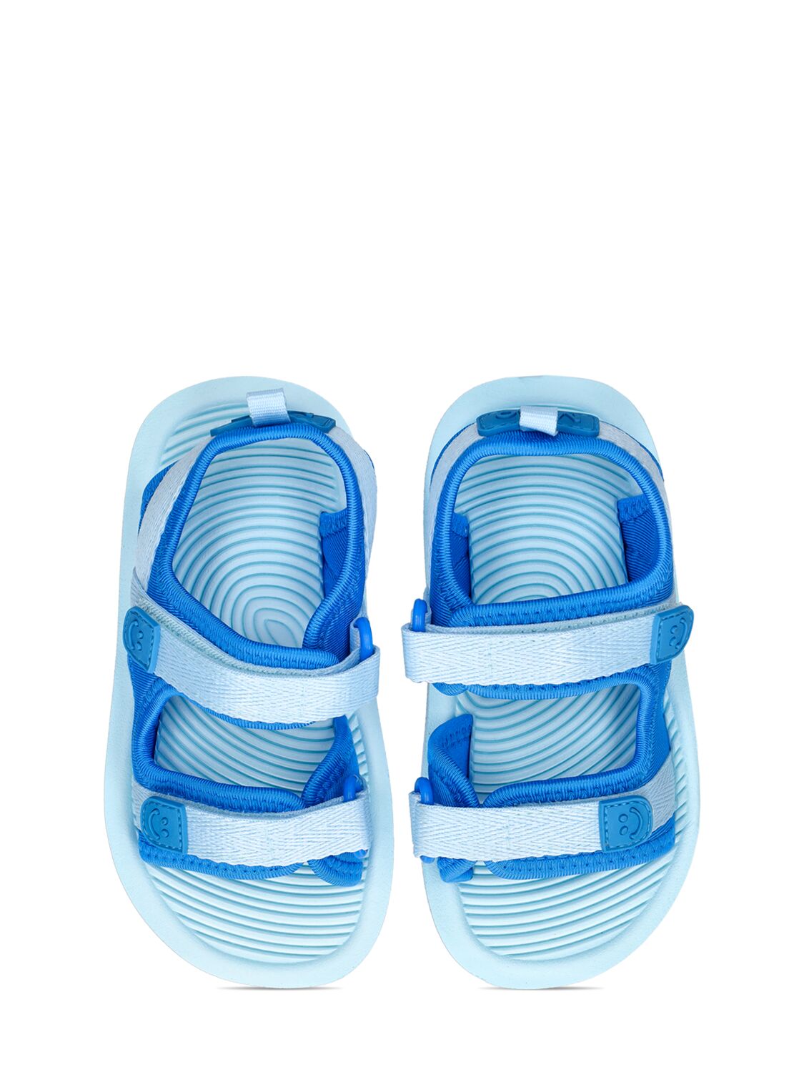 Shop Molo Logo Sandals In Blue