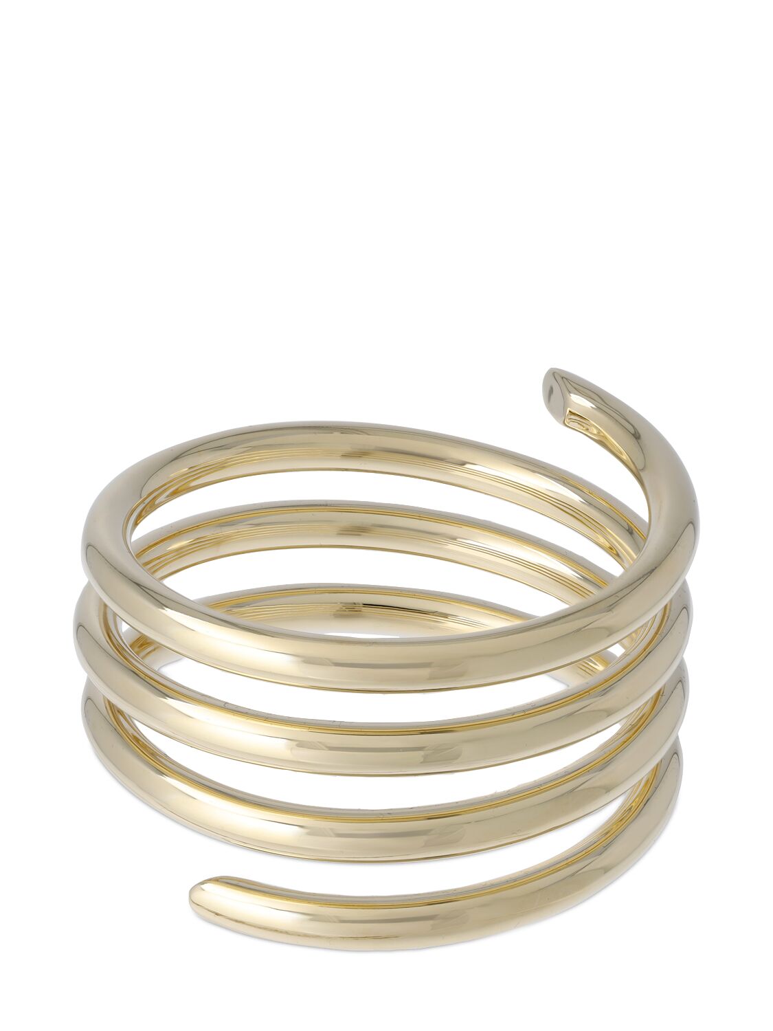 Shop Jennifer Fisher The Triple Coil Bangle Bracelet In Gold
