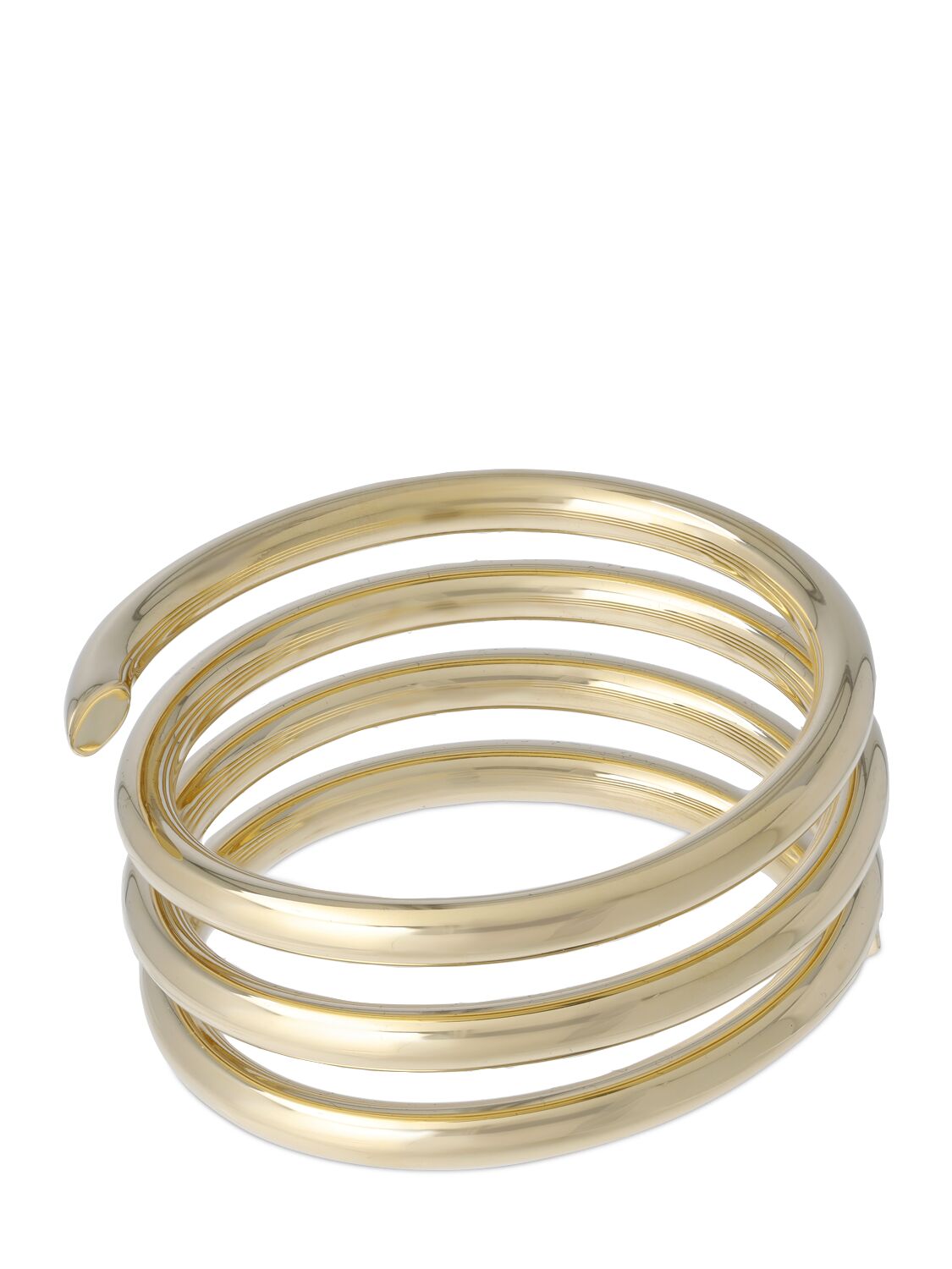 Shop Jennifer Fisher The Triple Coil Bangle Bracelet In Gold