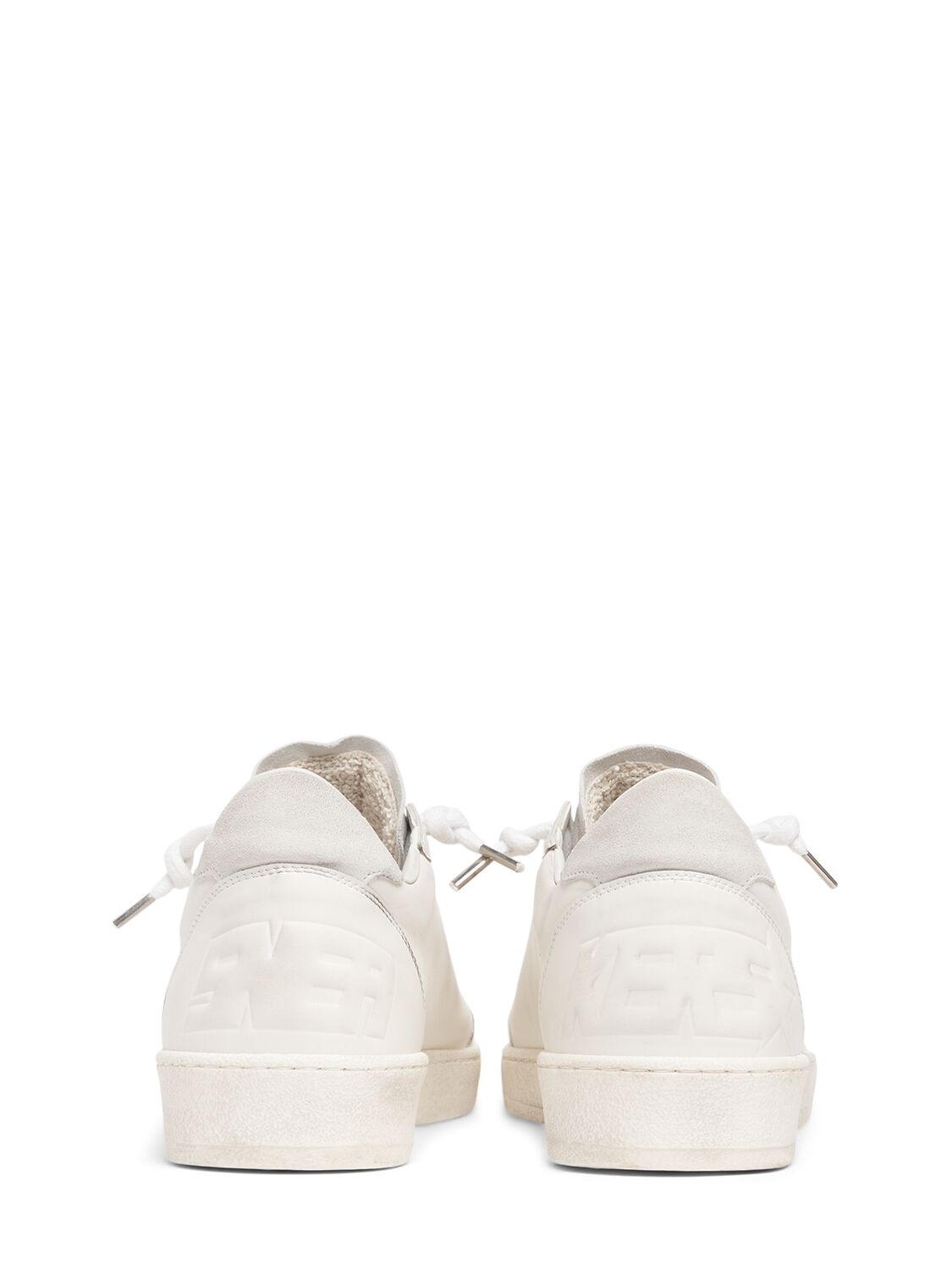 Shop Golden Goose Ballstar Bio-based Sneakers In Optic White